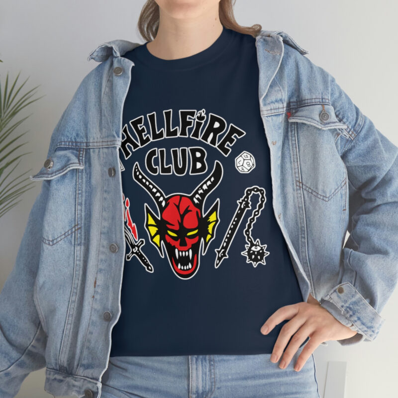 Hellfire Club Shirt, Stranger Things Graphic Tee – Birdhouse Design Studio,  LLC